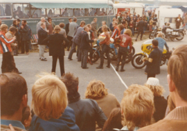 Foto Race Vlagtwedde 1-9-1973 1 Tonny v Schijndel 2 Jack Middelburg3 Henk Willems of Fijnaart7-10-1973 1 Jack 2 Tonny 3 Henk.