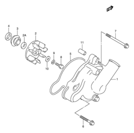 Waterpomp Suzuki TL1000s 1998