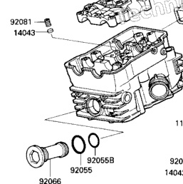 Oring  Bougiegat Bus Kawasaki Vn750 Vulcan (1985-...)[vn750Korbgb]