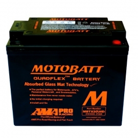 motor accu   Yuasa YTX20.... (18Ah) -->> MOTOBATT agm (21Ah) ZWART