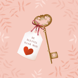 Kaartje2go.nl | Valentijnskaart - sleutel naar mijn hart