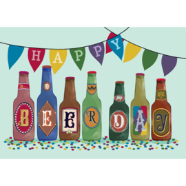 Verjaardagskaart | Happy beerday to you