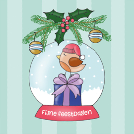 Greetsandgifts.nl | Kerstkaart kerstglobe