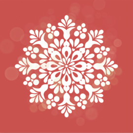 Greetsandgifts.nl | Kerstkaart Witte sneeuwster