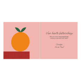 Greetsandgifts.nl | Beterschapskaart sinaasappel