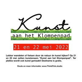Kunst aan het Klompenpad, 21 en 22 mei 2022 bij landgoed de Lieskamp in Wageningen