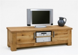 massief eiken TV dressoir 180 cm   €495