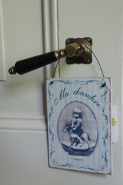 Label/hanger "Ma chambre"