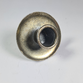 Kaarsenhouder antiek zilver stomp