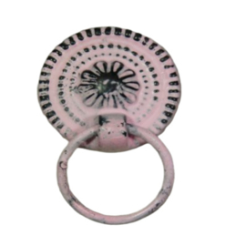 ring pull round/ roze