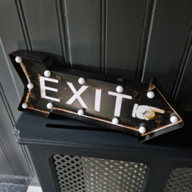 "vintage" lichtbak EXIT