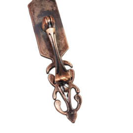 Vintage greep brass tall