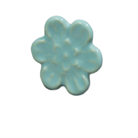 porseleinen knop "blue flower"