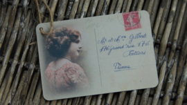 brocante label carte postal Vienne