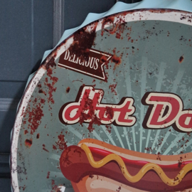 Tekstbord HOT DOGS