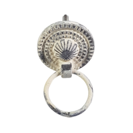 meubelgreep RING PULL /wit antiek