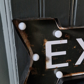 "vintage" lichtbak EXIT