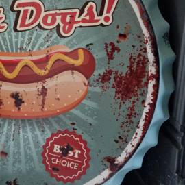 Tekstbord HOT DOGS
