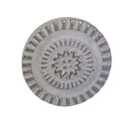 deurknop metaal rond distressed MK26/G
