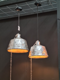 Lampenkap KERAMIEK zilver