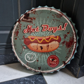 Tekstbord HOT DOGS