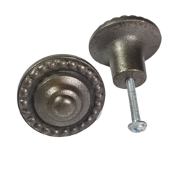 Metalen knop rond MK28