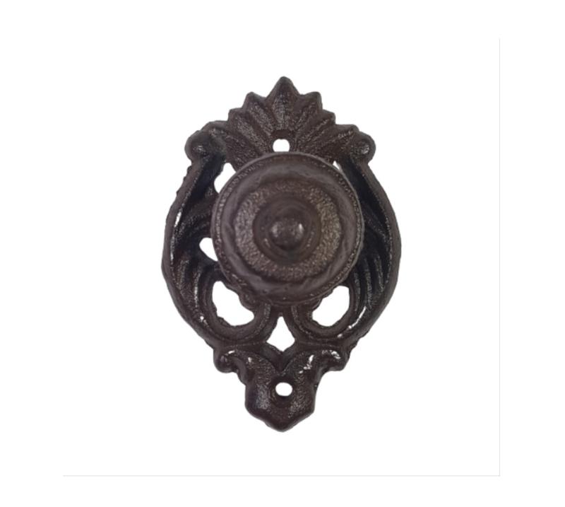 smeedijzeren deurknop "ornament"