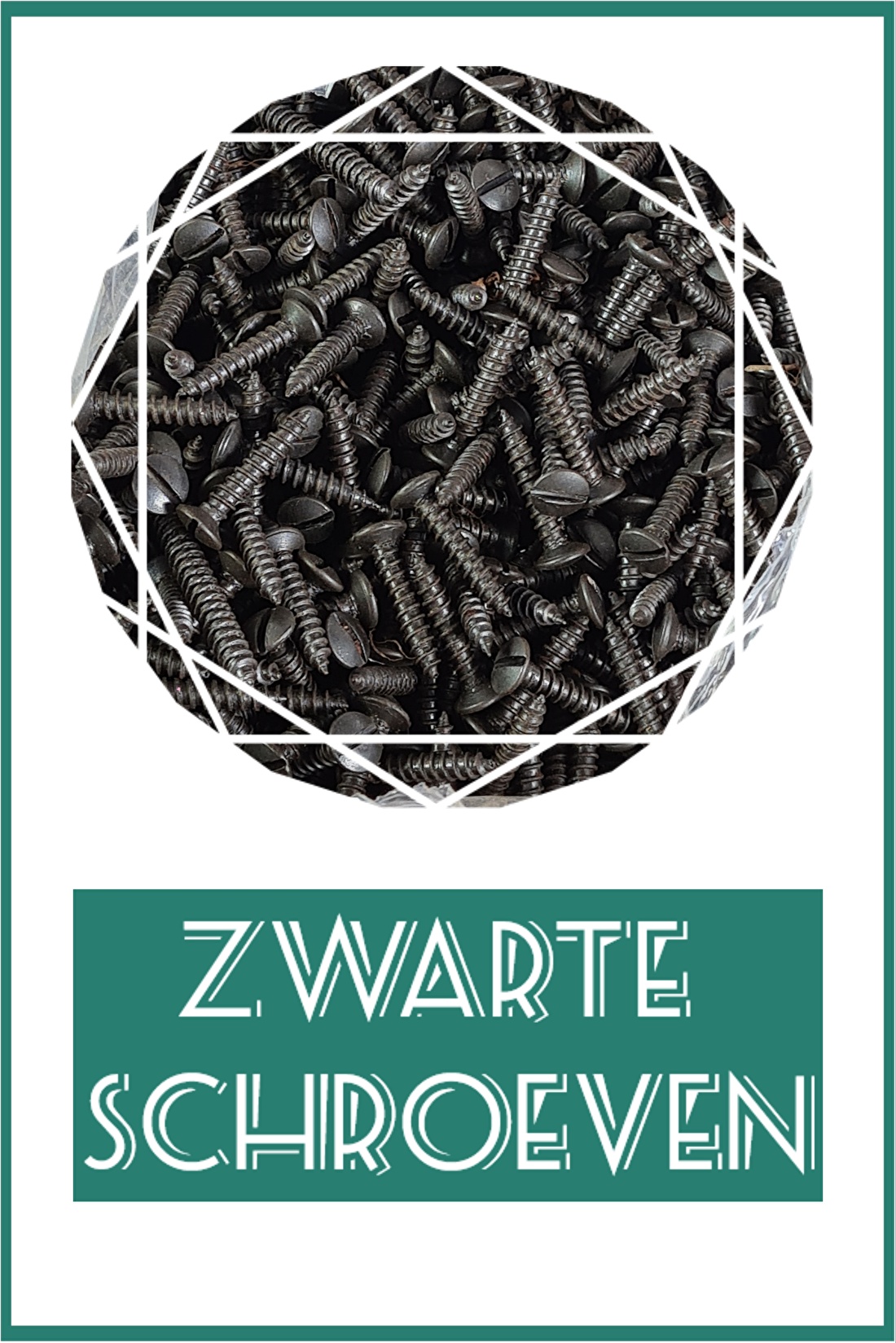 zwarte schroeven, bolkopschroef