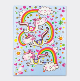 Unicorn Briefpapier - Map met 30 Vel Gelinieerd Briefpapier & 20 Bijpassende Enveloppen & Stickers & Sluitzegels
