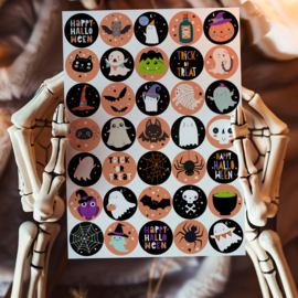 2 Grote Stickervellen Halloween en Herfst