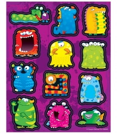 Maffe Monsters - 12 stickers
