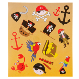 Piraten Stickervel