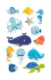 Stickervel Foam Stickers Zeedieren