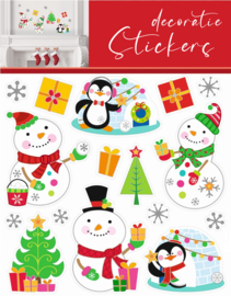 Weihnachts-Aufkleber mit Silberfolie