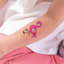 34 Tatouages Adhésifs pour Enfants avec Feuille d'Or - Prendre Soin de la Terre