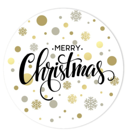 Kerst Sluitzegels Merry Christmas (5 stickers)