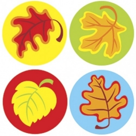 Feuilles d'automne - 100 Stickers