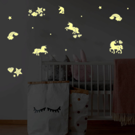 Glow in the Dark Stickers - Unicorns