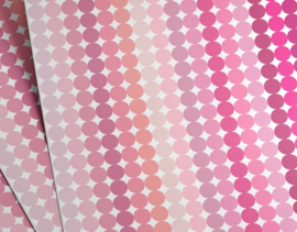 10 mm Dots Stickers Perfectly Pink