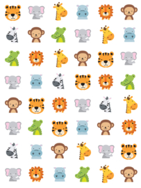 Beloningssysteem + Stickers + Plasdiploma - 16 Beloningskaarten met 240 Beloningsstickers Jungle