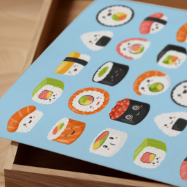 Kawaii Sushi Aufkleber - 35 Aufkleber