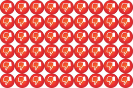 Reward Stickers Dislike Large 19mm - 54 Stickers