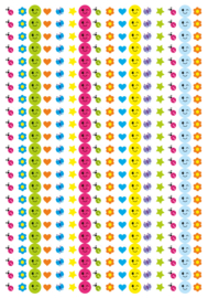 Beloningsstickers Beestjes en Meer 10mm- 1104 Stickers Mega Set