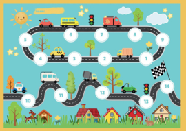 Beloningssysteem Voertuigen –  4 Grote Beloningskaarten en 105 Stickers