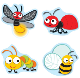 Insectenpret - 12 grote stickers