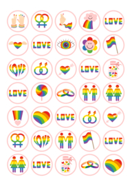 Stickervel LHBTQ+