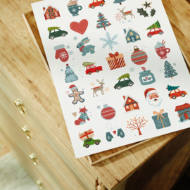 Stickervel Christmas Memories - 35 stickers