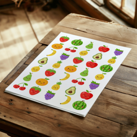 Fruits joyeux - 35 autocollants