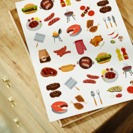 2 Grote Stickervellen BBQ en Kamperen