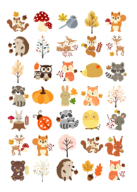 Forest Friends Stickers